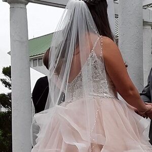 David’s Bridal Mid length veil